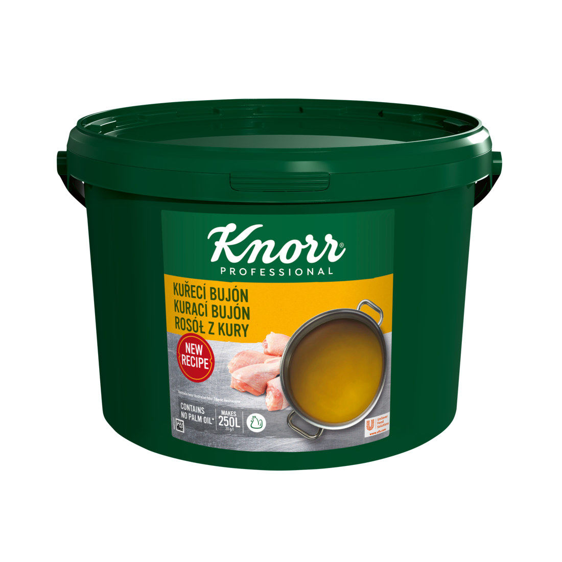 KNORR Professional Kurací bujón 5 kg - Knorr bujóny dodávajú chuť, farbu a správnu konzistenciu polievkam a jedlám.